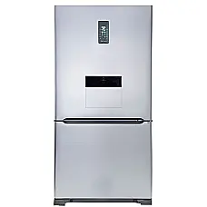 یخچال فریزر پایین هوم بار هیمالیا مدل امگا پلاس HRFN605hb - استیل