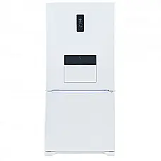 یخچال فریزر پایین هوم بار هیمالیا مدل امگا پلاس HRFN605hb - سفید چرم