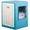 ک کولر آبی Aabsal AC70 در پس زمینه سفید نشان داده شده است. این کولر آبی بزرگ و مکعبی شکل است و دارای بدنه ای فلزی است.