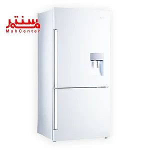 یخچال فریزر دیپوینت مدل boss pro w که به سمت راست مایل است و سمت چپ آن مشخص است.