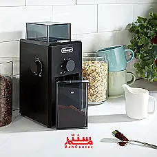 آسیاب قهوه دلونگی مدل KG79 مشکی با بدنه پلاستیکی مقاوم و طراحی شیک. - دوم