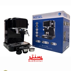 دستگاه اسپرسوساز میسل ME-131 SPE با توان 1250 وات و فشار بخار 15 بار برای تهیه اسپرسوی باکیفیت.