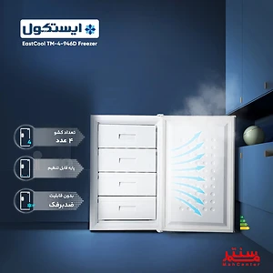 فریزر هتلی ایستکول مدل TM-946-4D با طراحی شیک و ساده