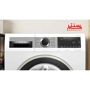 ماشین لباسشویی 9 کیلویی بوش مدل WGA24400ME با طراحی سفید و مدرن، مناسب برای خانواده‌های پرجمعیت.