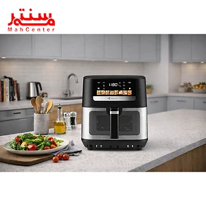 نمای روبه رویی سرخ کن مباشی مدل meaf950 در آشپزخانه