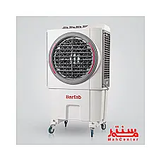این تصویر یک کولر آبی برفاب را نشان می‌دهد که به رنگ سفید است. این کولر از نوع ایستاده و بزرگ است و برای استفاده در فضاهای داخلی و خارجی مناسب است. - دوم